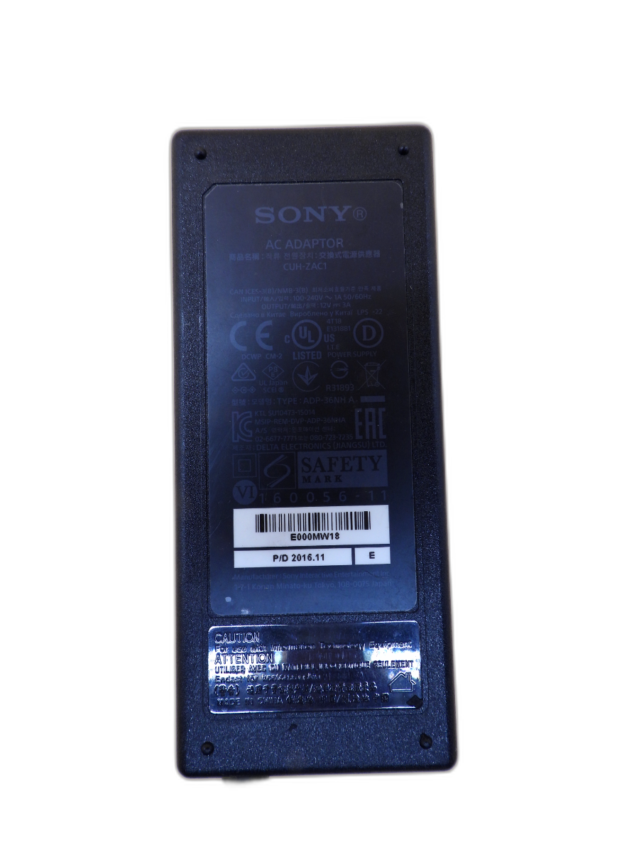 Sony Cuh Zac1 PS4 Vr Power Adapter Charger