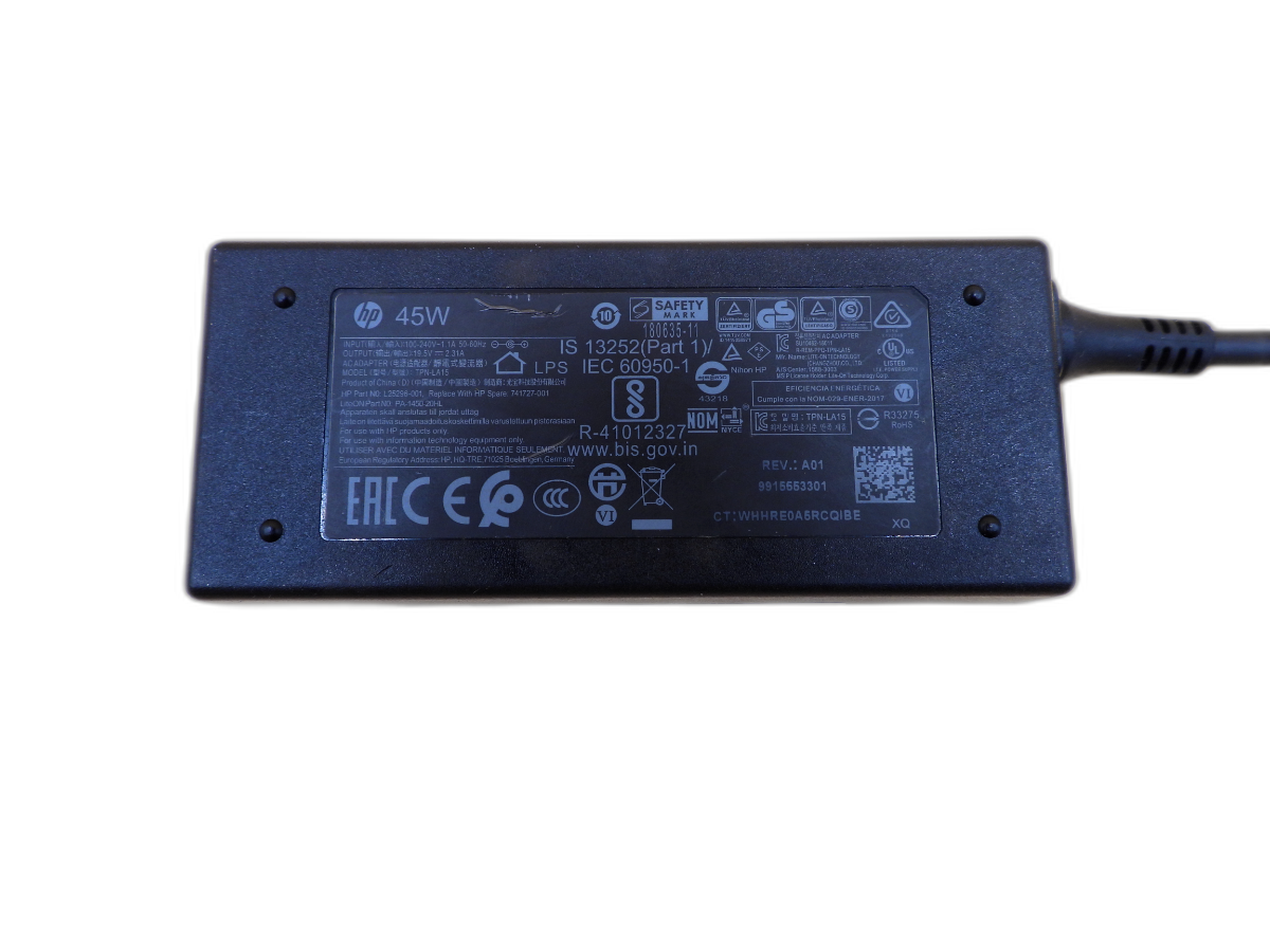 Hp 45w Laptop Ac Adapter Tpn La15 19.5v 2.31a