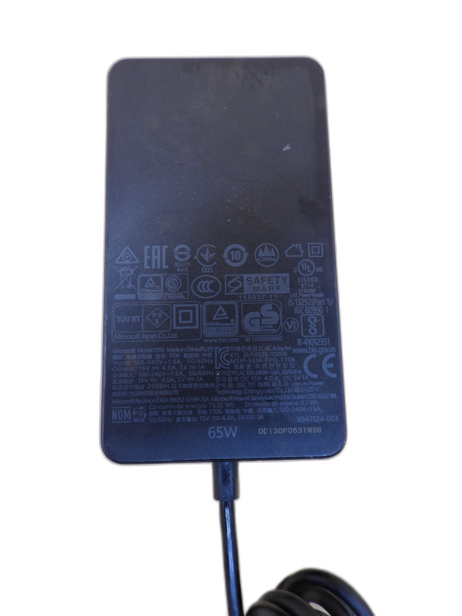 Microsoft Surface 65w Power Adapter