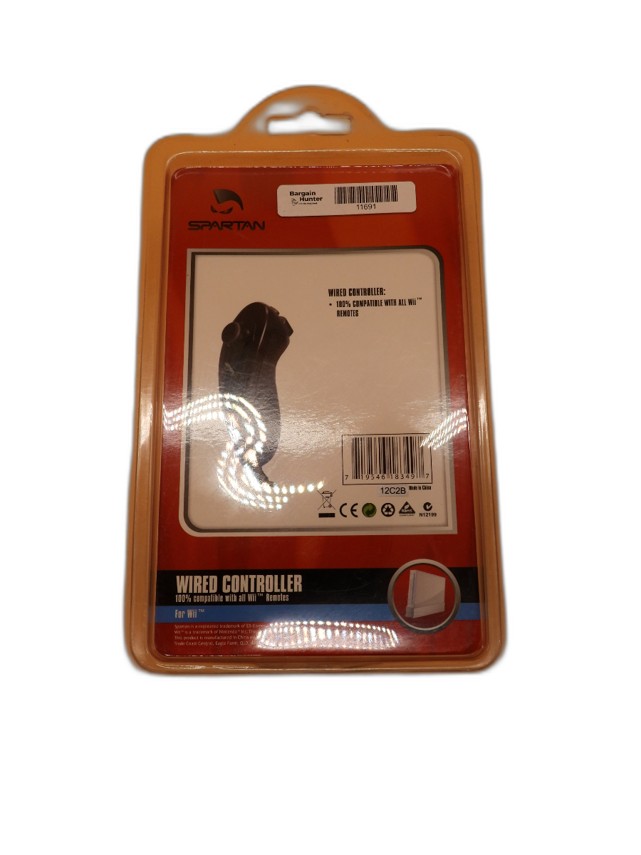 Spartan Wired Wii Controller Game