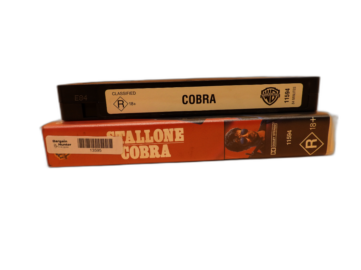 Cobra Vhs Stallone Warner Home Video 1986