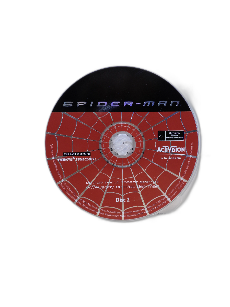 Spider-Man Pc Game Cd Rom Activision 2002