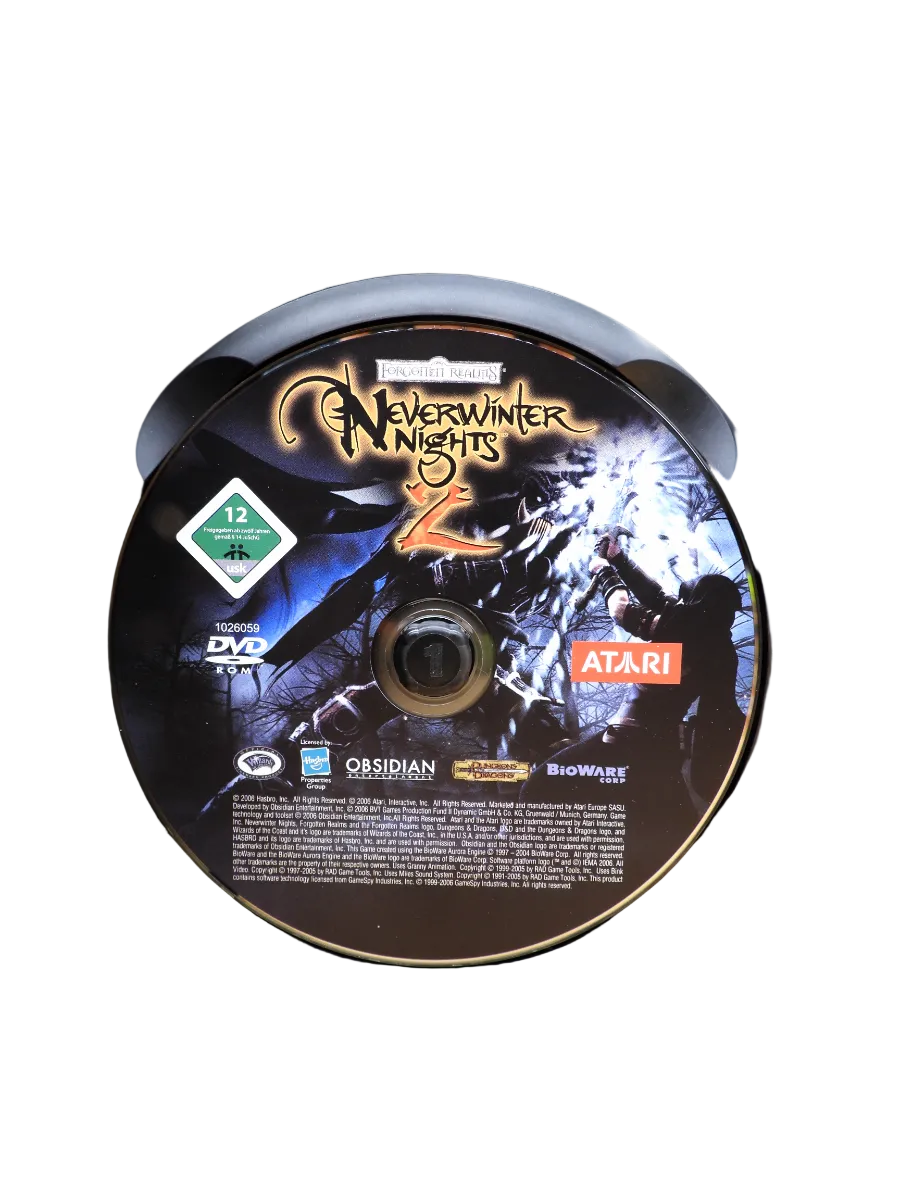 Neverwinter Nights 2 Gold Edition Pc Atari Game