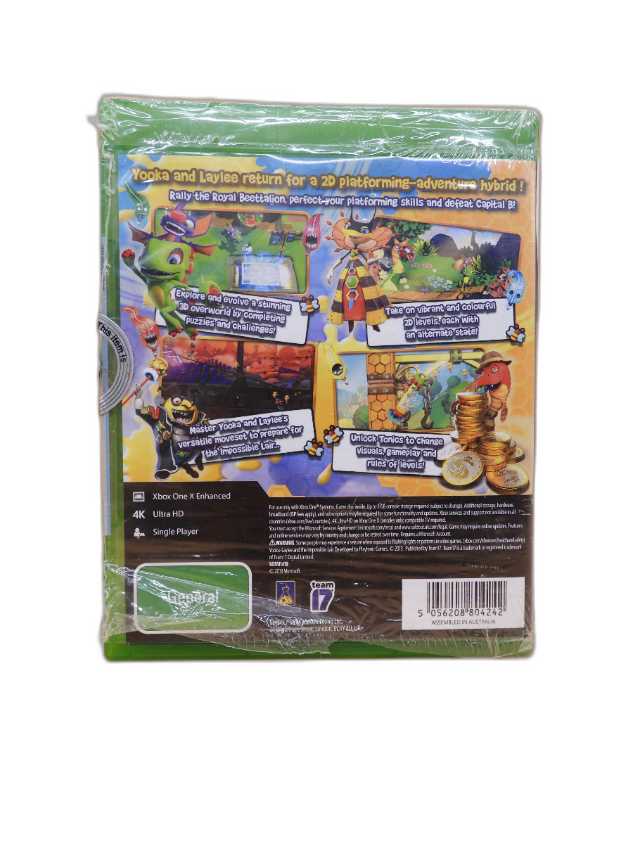 Yooka Laylee and the Impossible Lair Xbox One Team17 Game