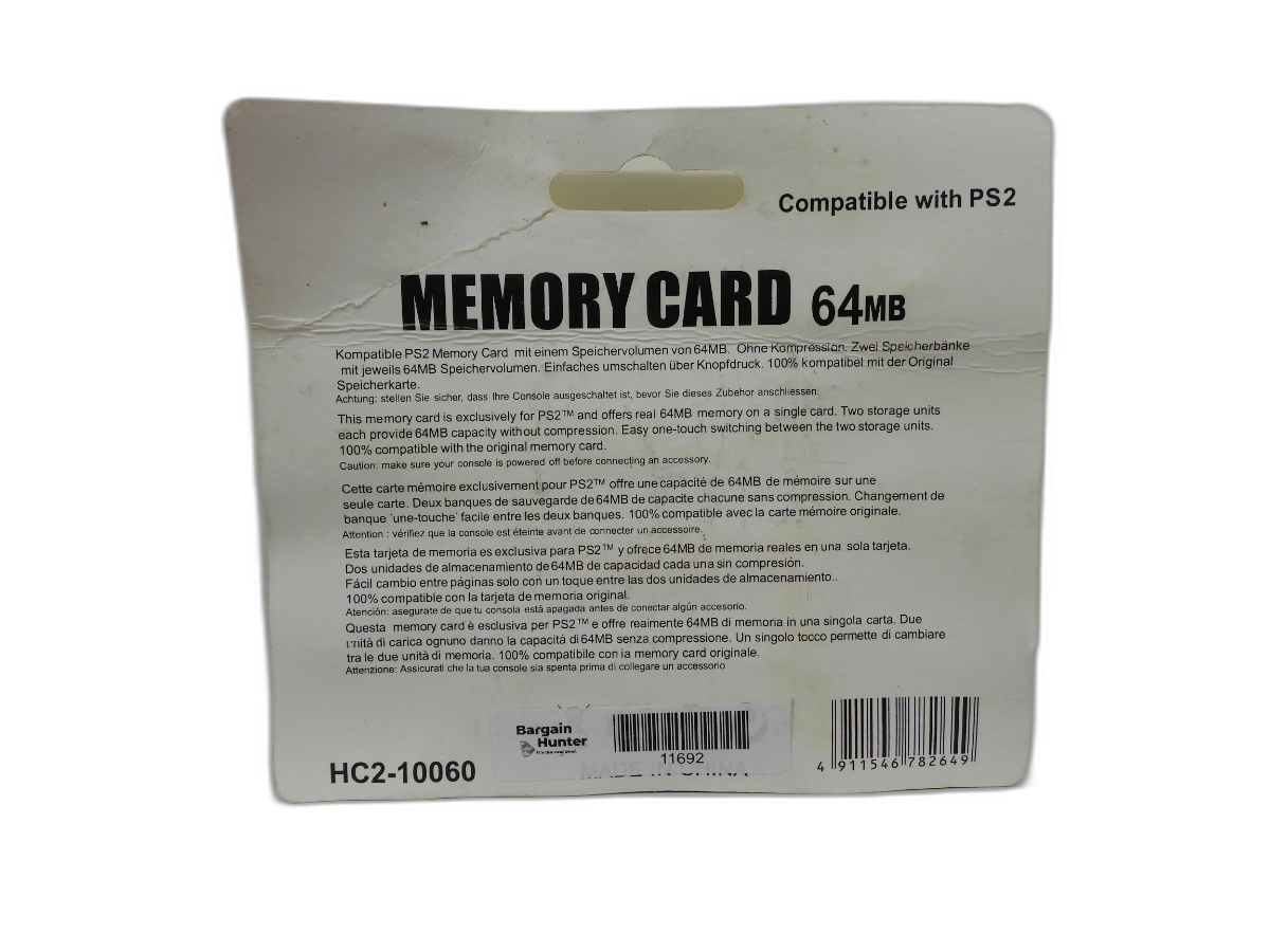 PlayStation 2 64mb Memory Card Game