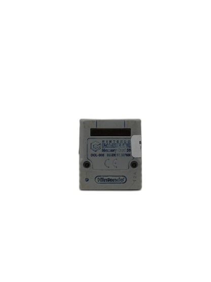 Nintendo Gamecube Memory Card 59 Blocks Dol 008 Game