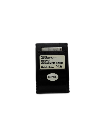 3rd Earth Gamecube 8m Memory Card Bb3001 Game