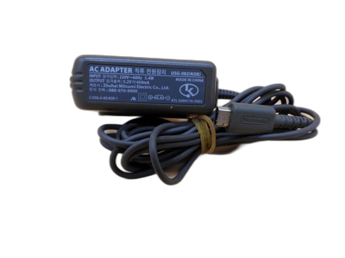 Nintendo Ds Lite Ac Adapter Usg 002 Euro Plug