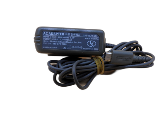 Nintendo Ds Lite Ac Adapter Usg 002 Euro Plug