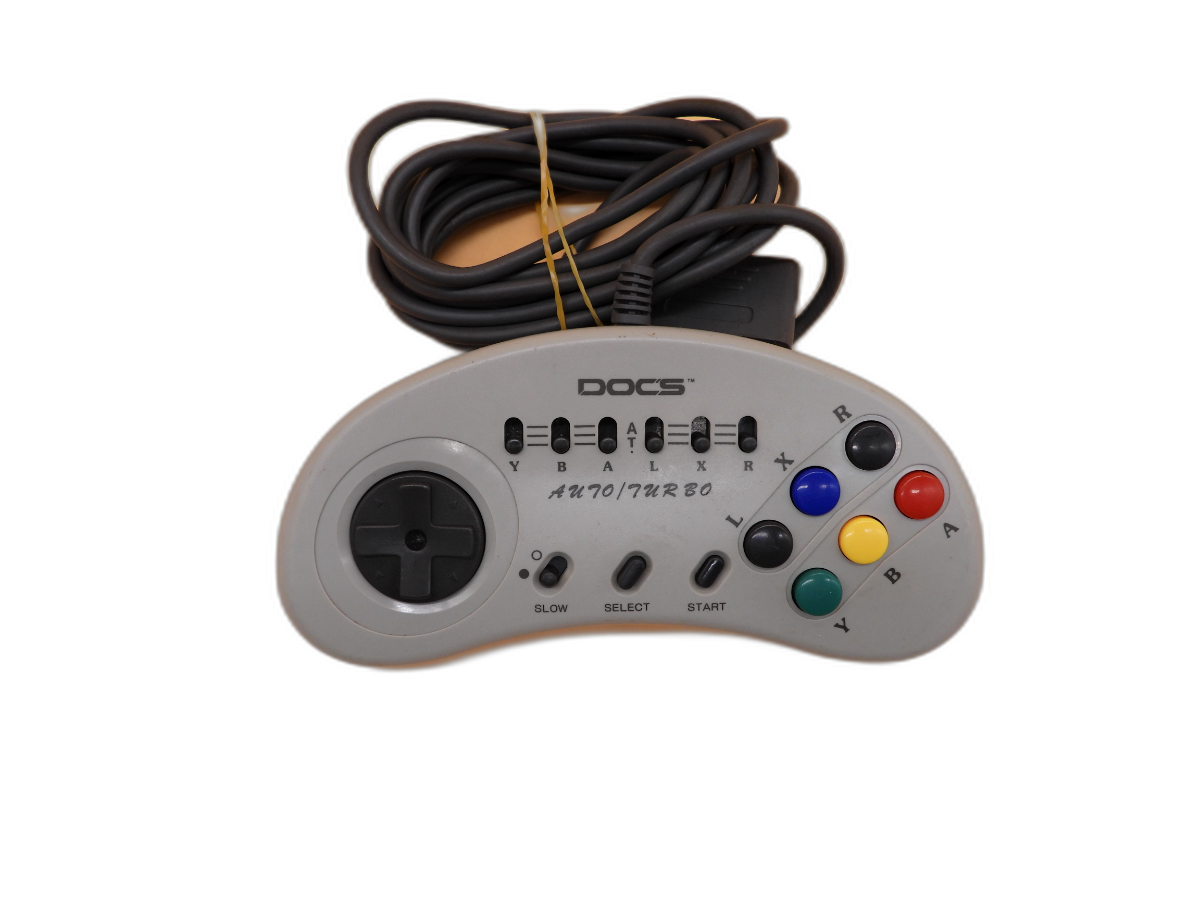 Doc's Autoturbo Wired Snes Controller Game