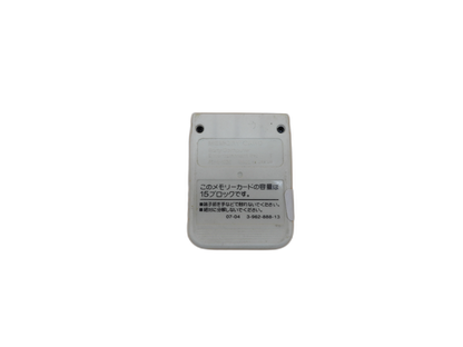 Sony PS1 1mb White Memory Card PlayStation Game
