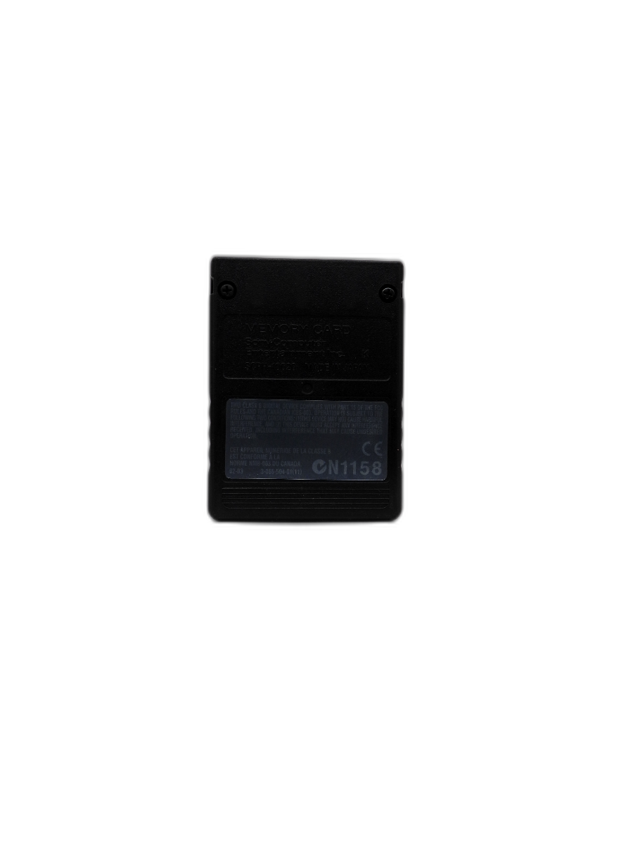 Sony PlayStation 8mb Memory Card Game PS2