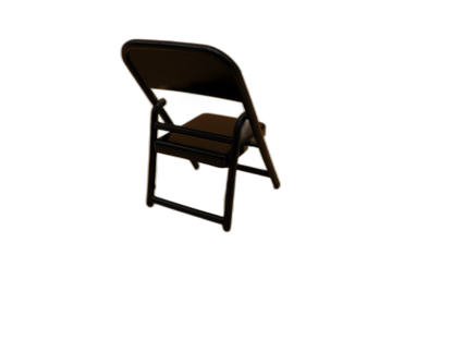 Wwf / Wwe Miniature Black Folding Chair