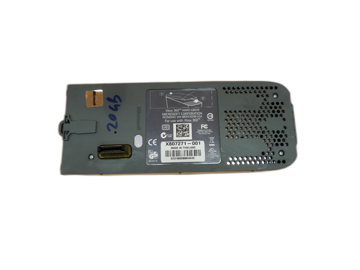 Xbox 360 20gb Hard Drive X807271 001 Microsoft Game