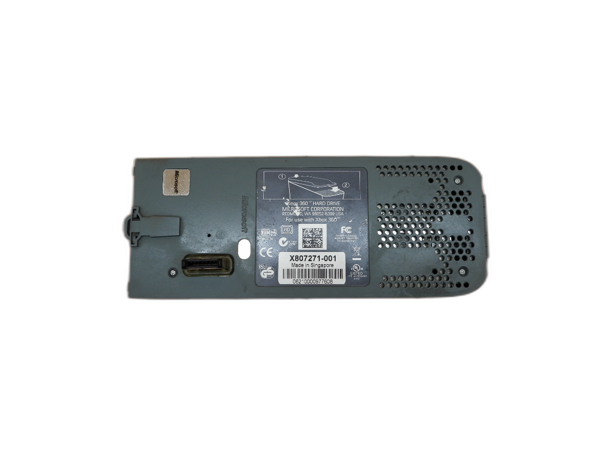 Xbox 360 20gb Hard Drive X807271 001 Microsoft Game