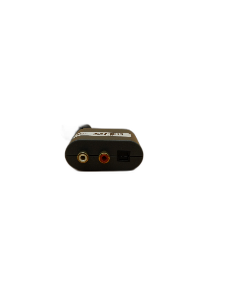 Xbox 360 Audio Adapter Av to Rca and Optical Out Game