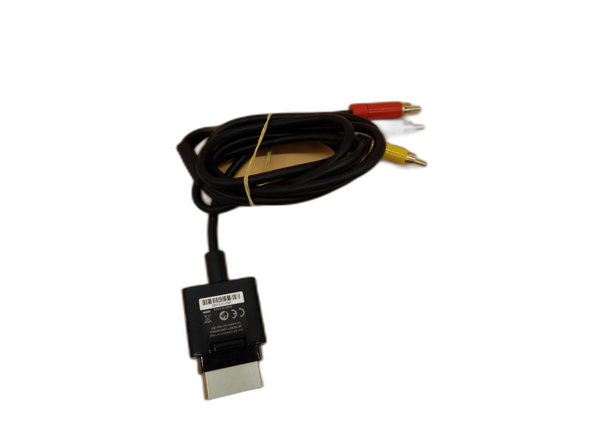 Xbox 360 Composite Av Cable Microsoft Game