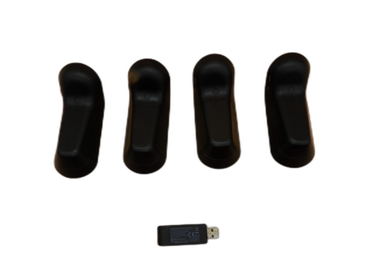 Wireless Buzz! Buzzers Controller for PlayStation 3 Sleh 00069 RUSTED RECEIVER