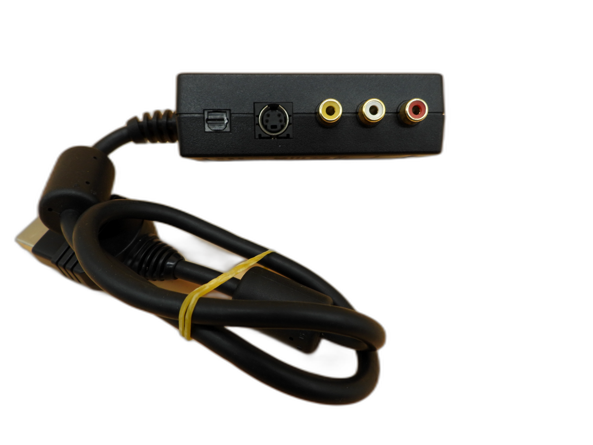 Microsoft Xbox Advanced Av Pack X08 25261 Game With Cables 