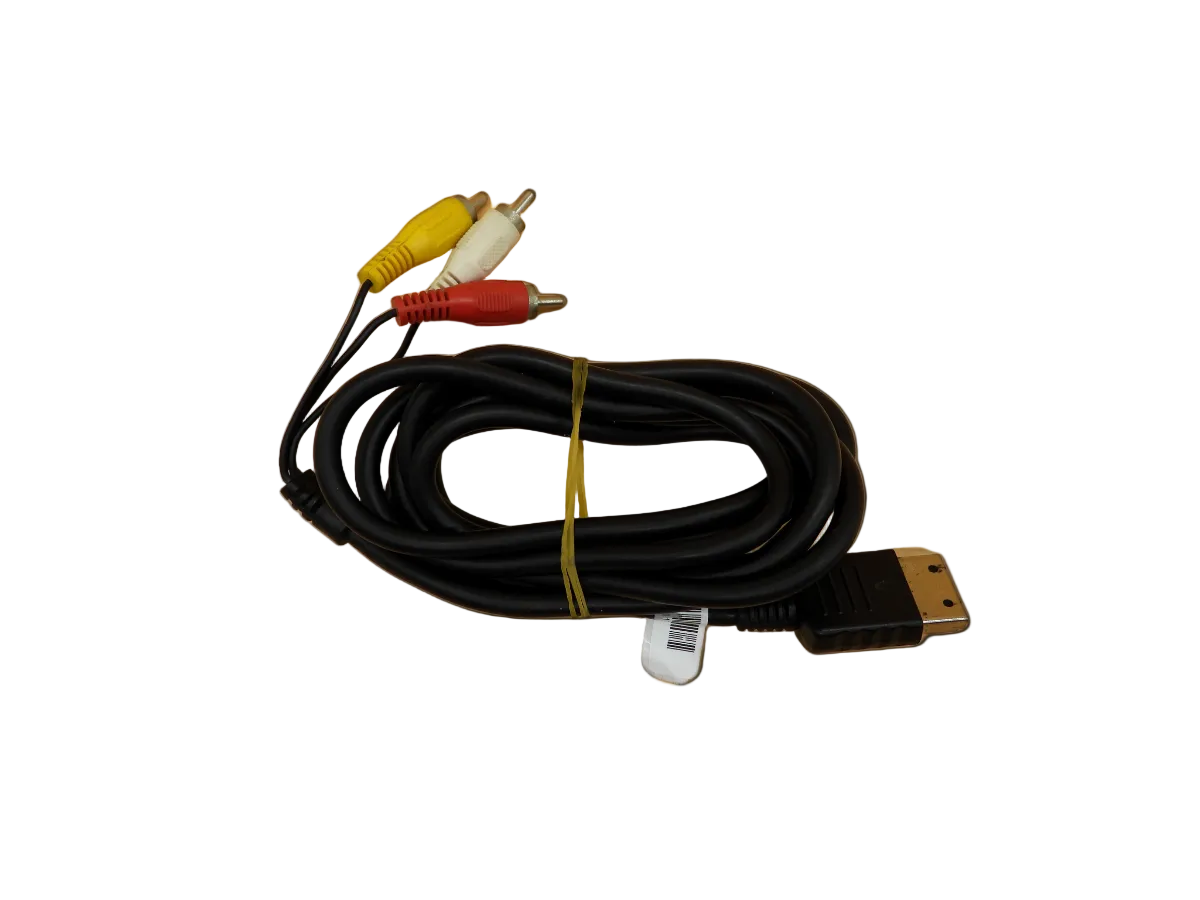 Aftermarket Sony PlayStation PS1 / PS2 Av Composite Rca Cable Game -1
