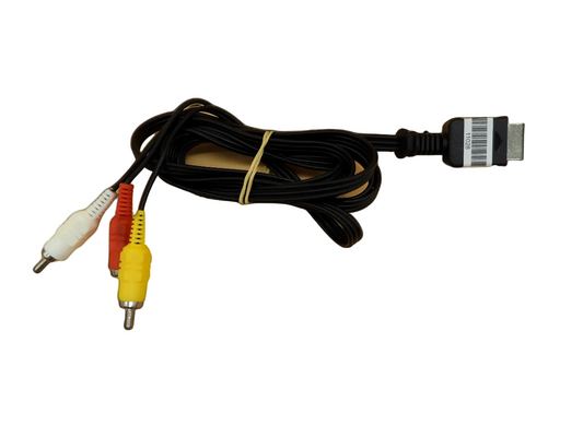 Aftermarket Sony PlayStation PS1 / PS2 Av Composite Rca Cable Game -2