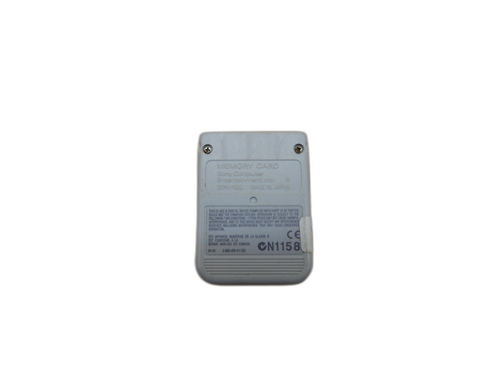 Sony Scph 1020 PlayStation 1 Memory Card 1mb Game