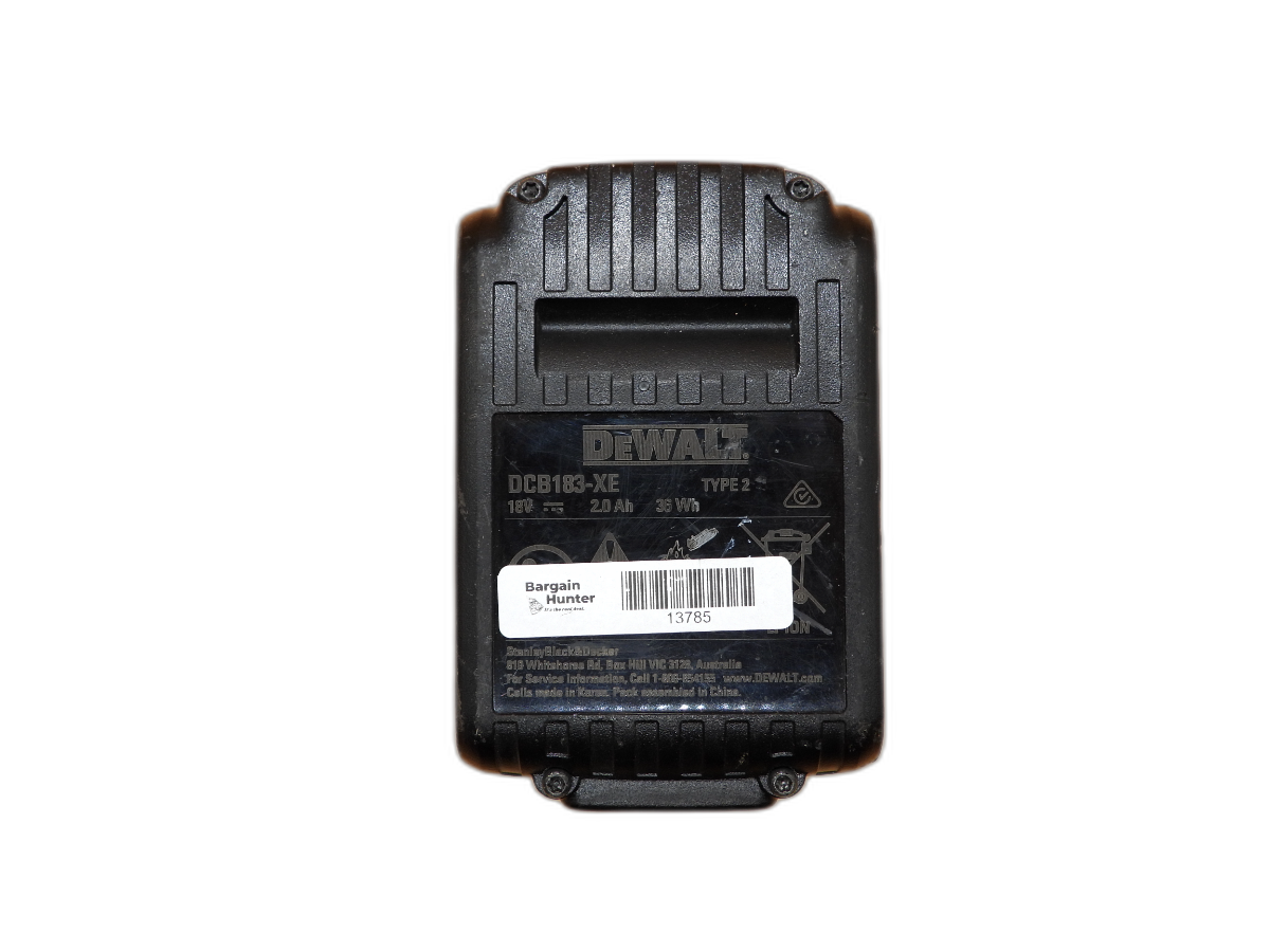 Dewalt 18v 2.0ah Xr Li Ion Battery Dcb183 Xe