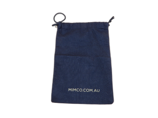 Mimco Drawstring Pouch Bag Small Fabric Pouch