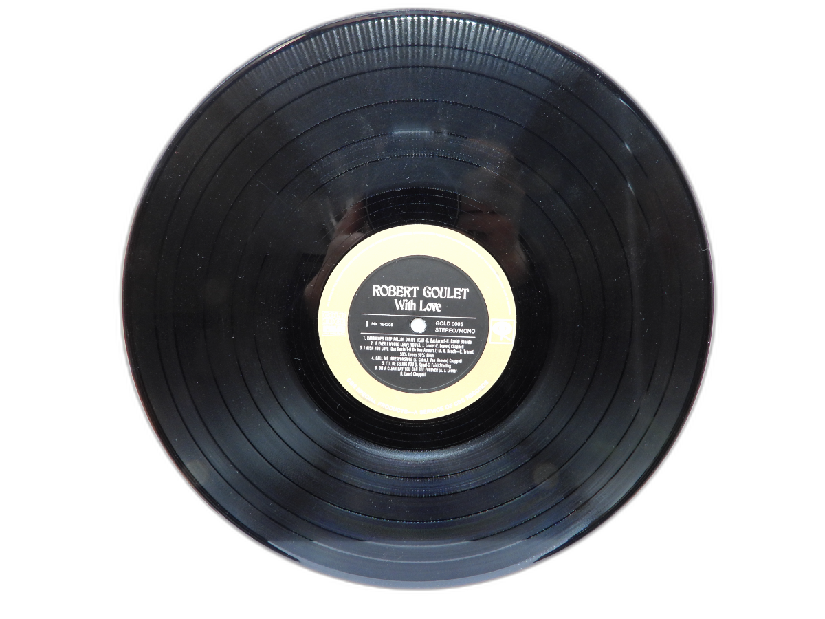 Robert Goulet With Love Vinyl Lp Gold Edge Gold 0005