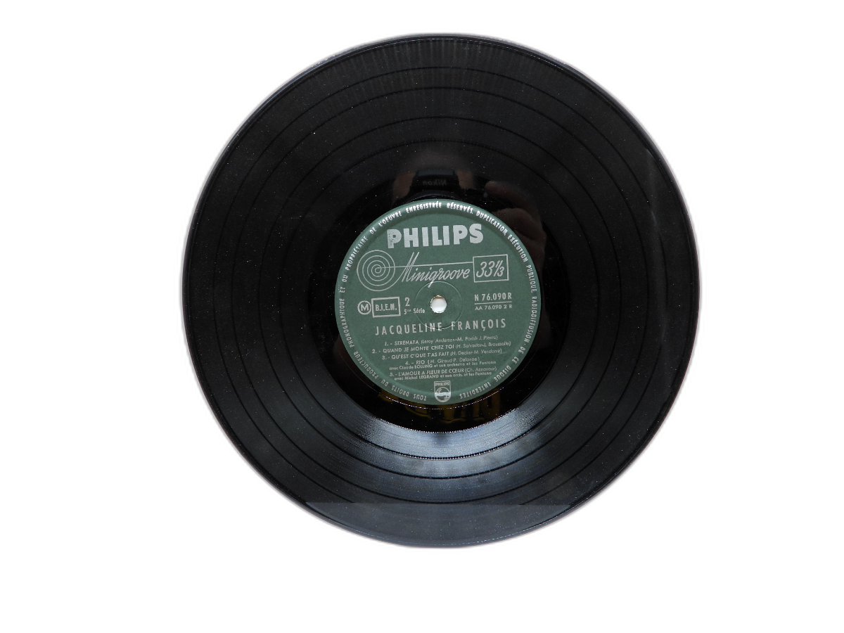 Jacqueline François Vinyl Record 33 1/3 Rpm Philips