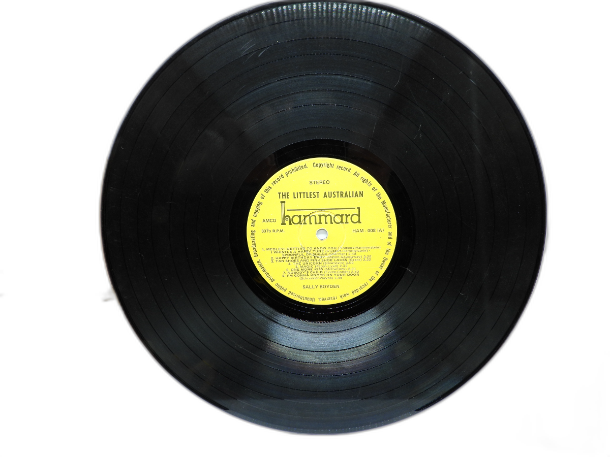 The Littlest Australian Sally Boyden Vinyl Lp Hammard Ham 008