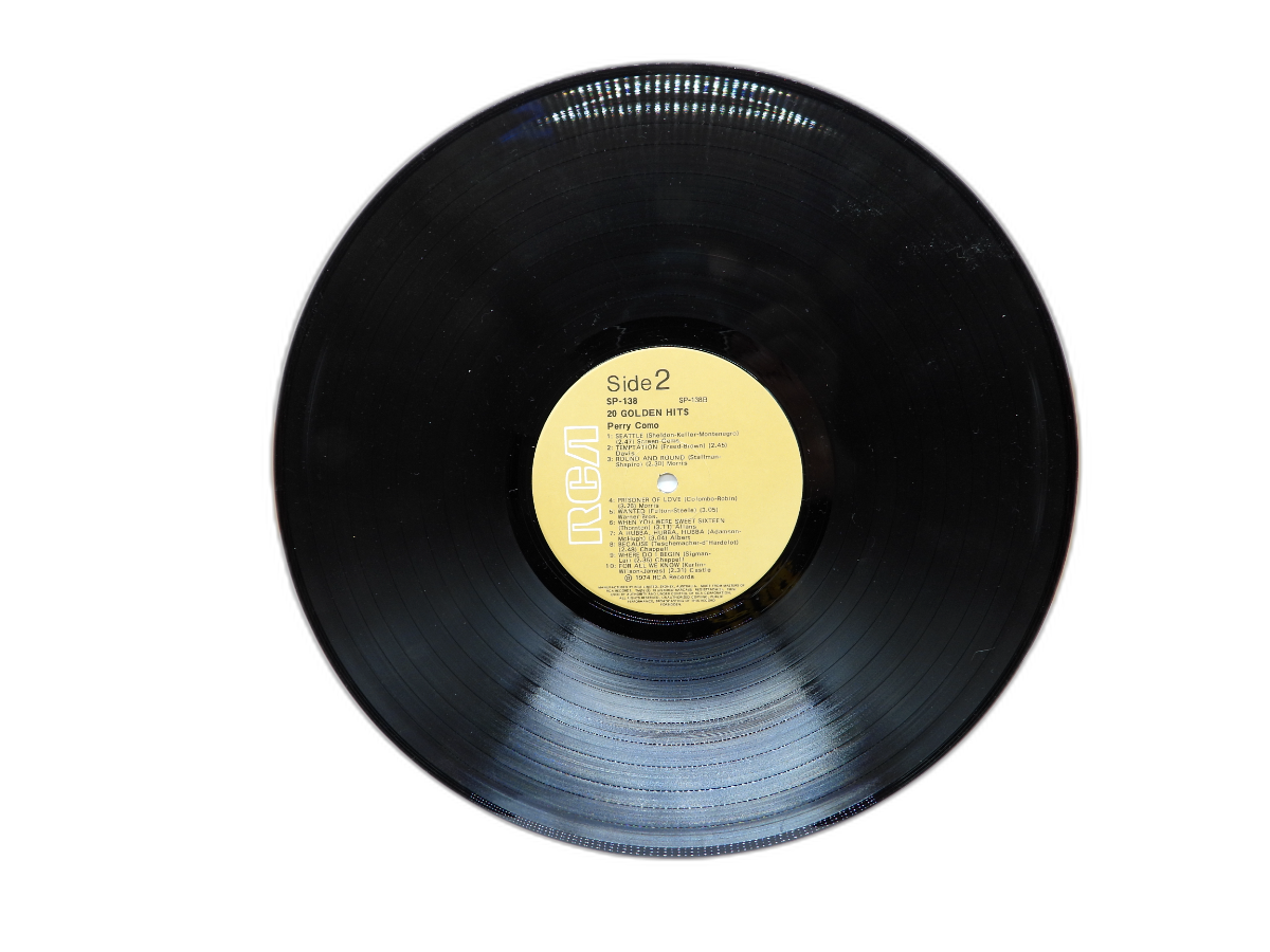 Perry Como 20 Golden Hits Rca Victor Vinyl Lp