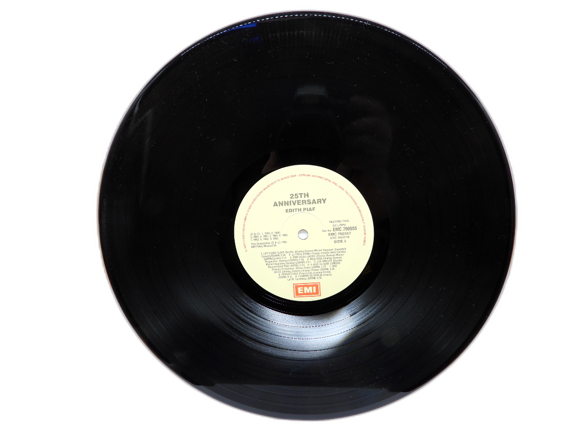 Edith Piaf 25th Anniversary Double Album Vinyl Emi