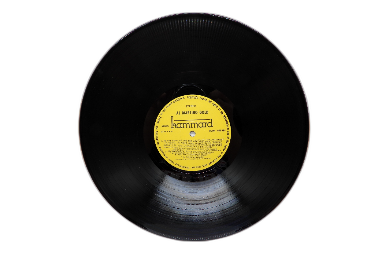 Al Martino Gold Vinyl Record Lp Hammard Ham 026