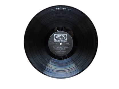 Songs of Faith Hope Glory Vinyl Record Crin Tv 124 Crest International
