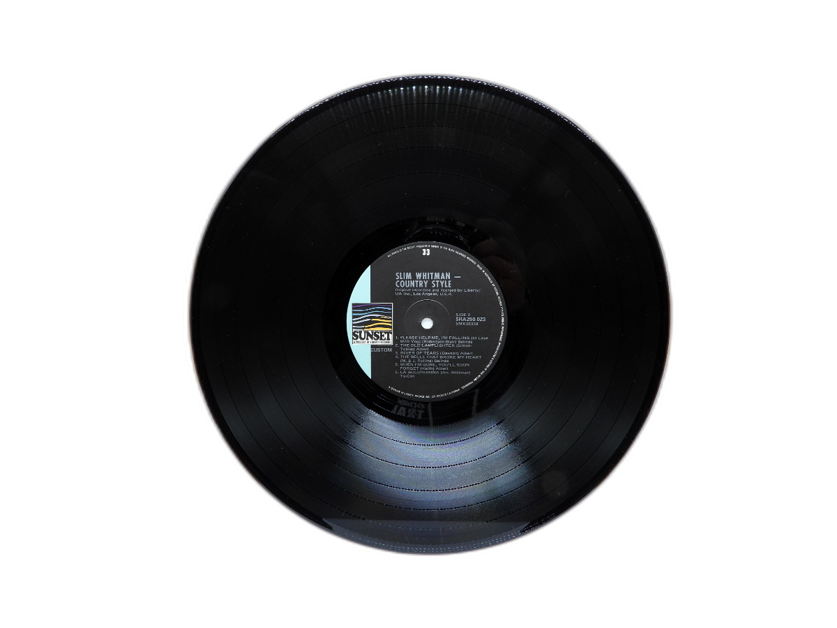 Slim Whitman Country Style Vinyl Record 12” 33 Rpm Sra250 023 Sunset 1974