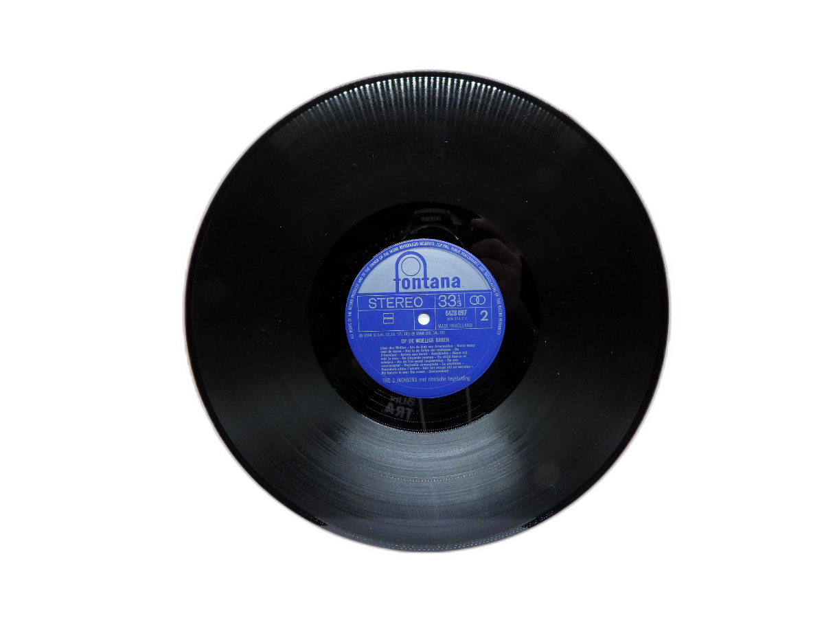 Op De Woelige Baren Vinyl Record By the Three Jacksons Fontana