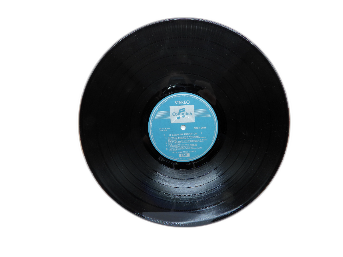 It Keeps Me Movin' on Vinyl Lp Rick & Thel Carey Emi Columbia