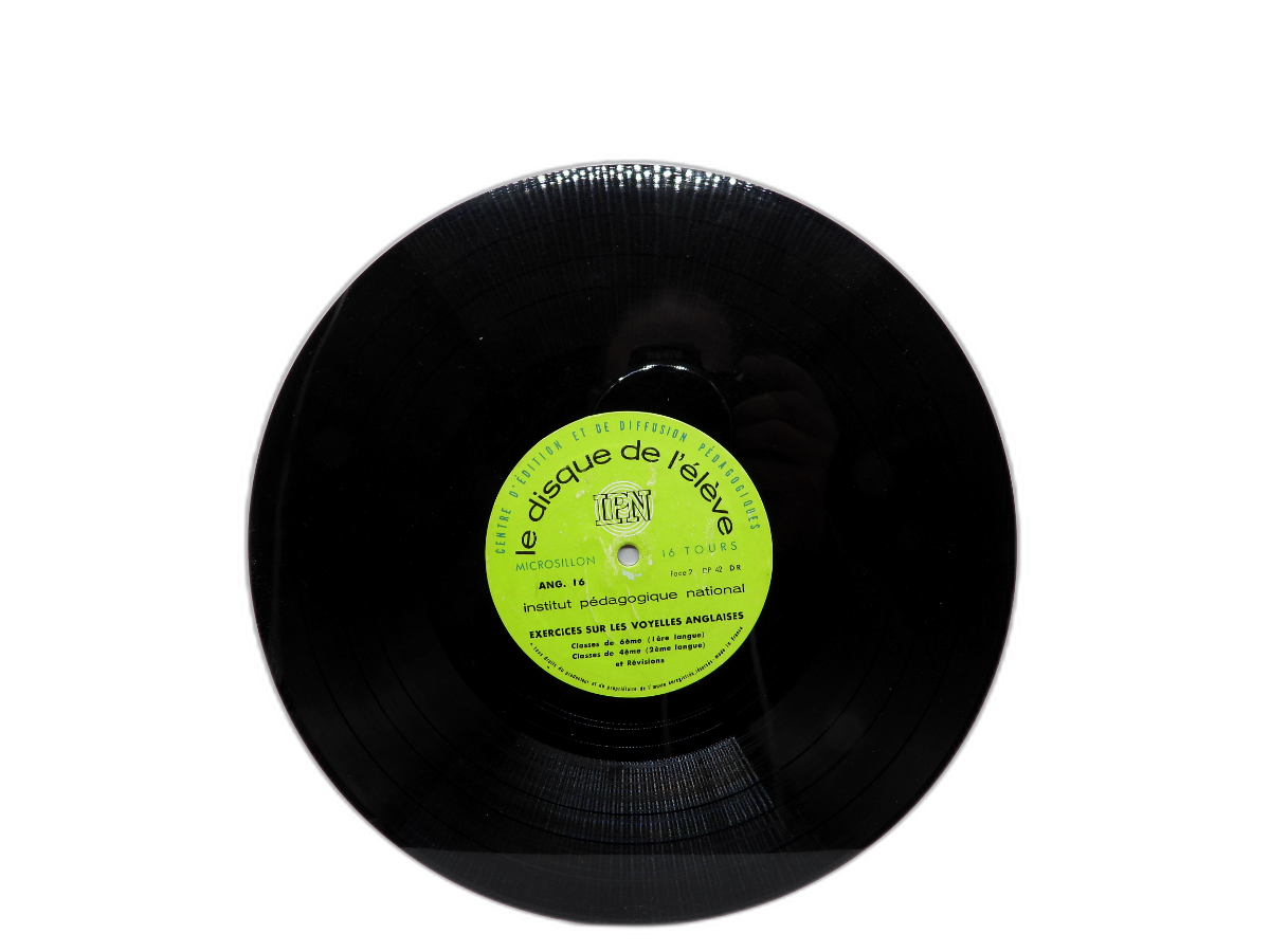 Le Disque De L'élève Exercices Sur Les Voyelles Anglaises Vinyl Record Institut