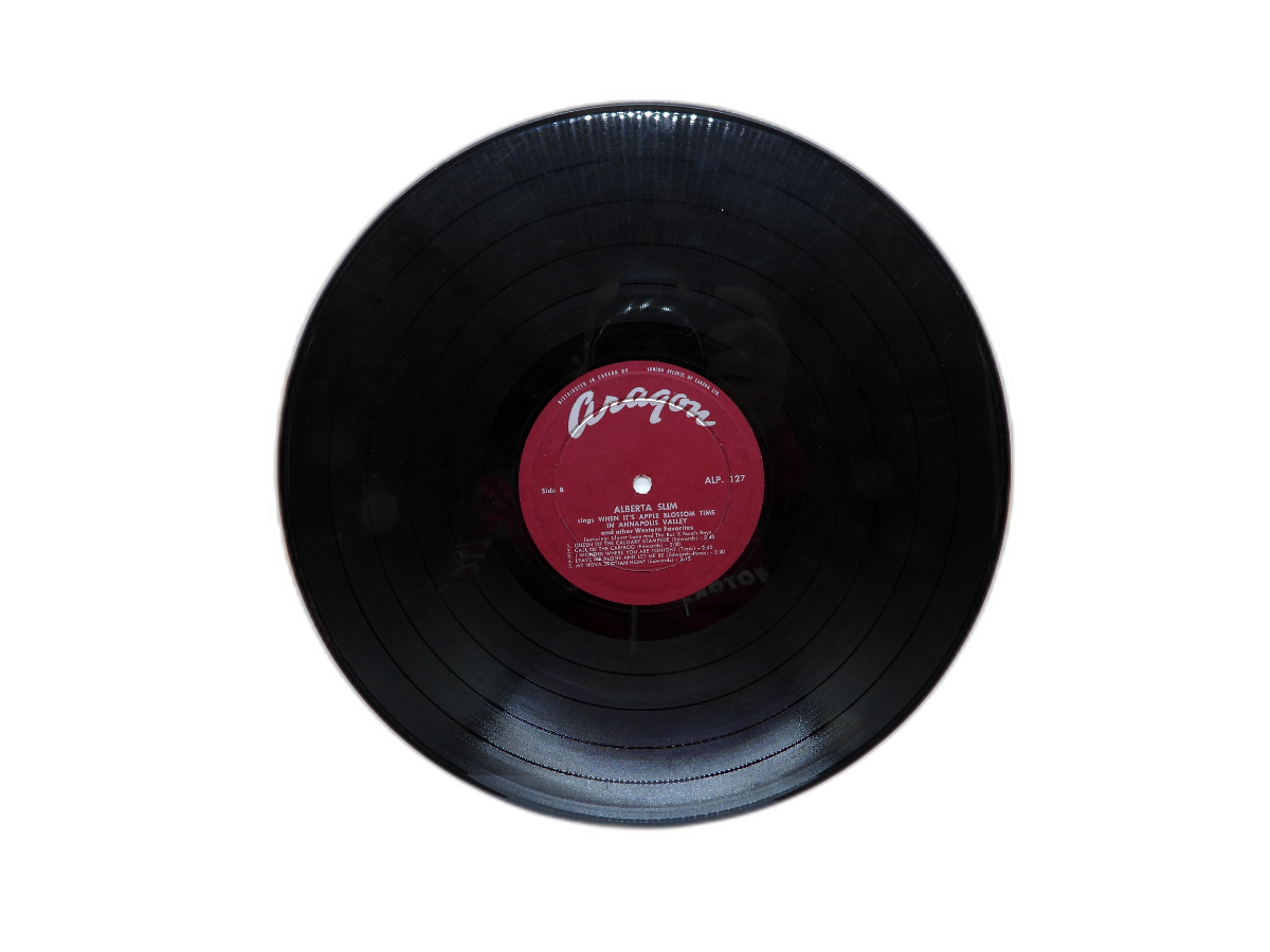 Alberta Slim Vinyl Record Apple Blossom Time Western Favorites Aragon