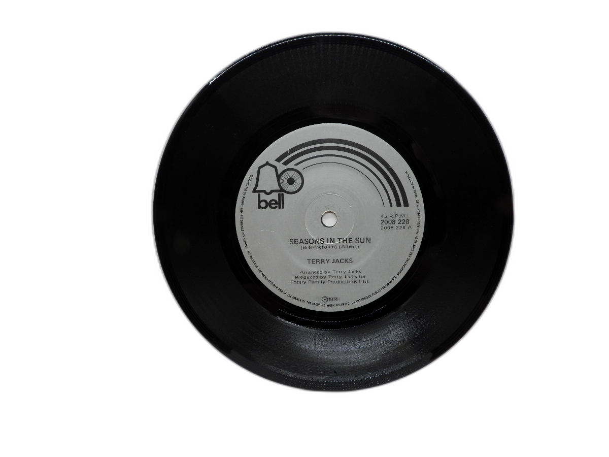 Terry Jacks Seasons in the Sun 45 Rpm Vinyl Bell