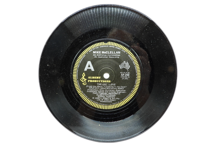 Mike Mcclellan the One I Love / Laughing in the Dark 45 Rpm Vinyl Single Albert