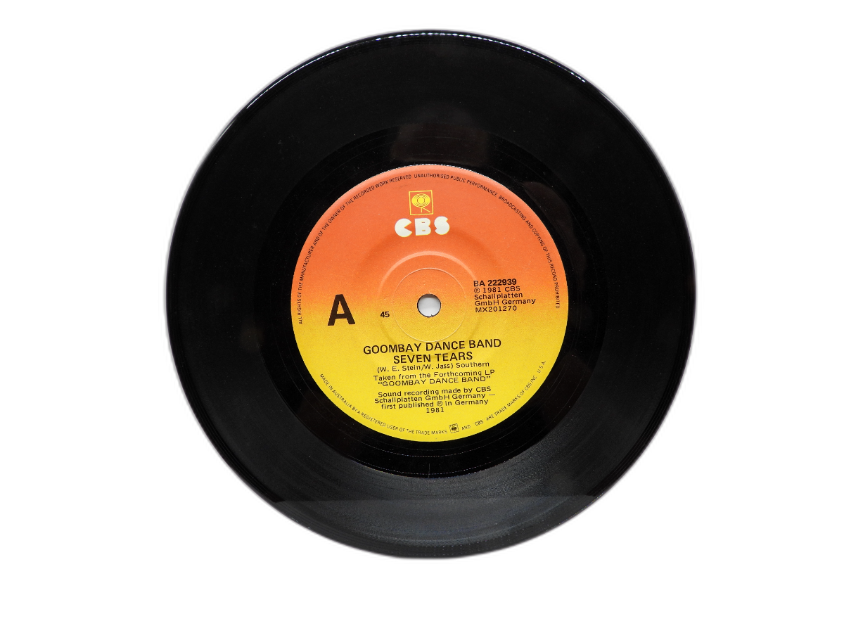 Goombay Dance Band Seven Tears / Marrakesh 7" Vinyl Single Cbs