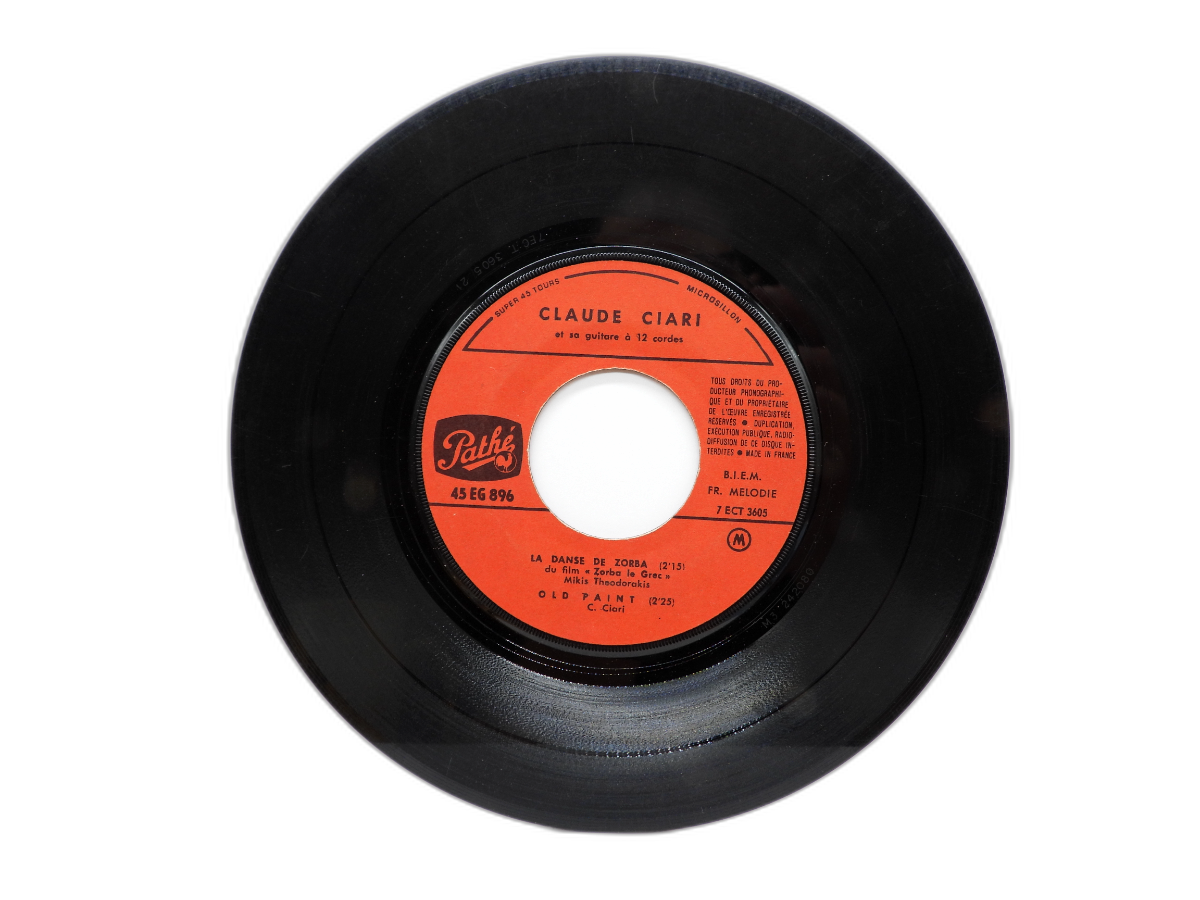 La Danse De Zorba / Sirtaki 45 Rpm Vinyl Record Pathé
