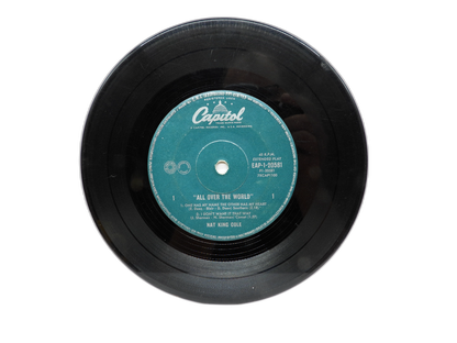 Nat King Cole All Over the World 45 Rpm Vinyl Record Capitol Records