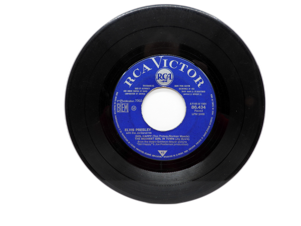 Elvis Presley Do the Clam 45 Rpm Vinyl Record Rca Victor