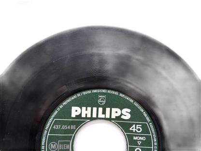 Johnny Hallyday Quand Revient La Nuit 45 Rpm Vinyl Record Philips