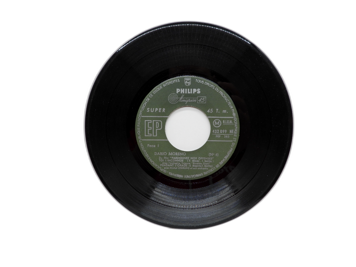 Dario Moreno Philips Minigroove 45 Ep Vinyl Record