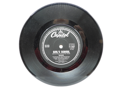 Wings Mull of Kintyre / Girl's School 7" Vinyl Single Capitol