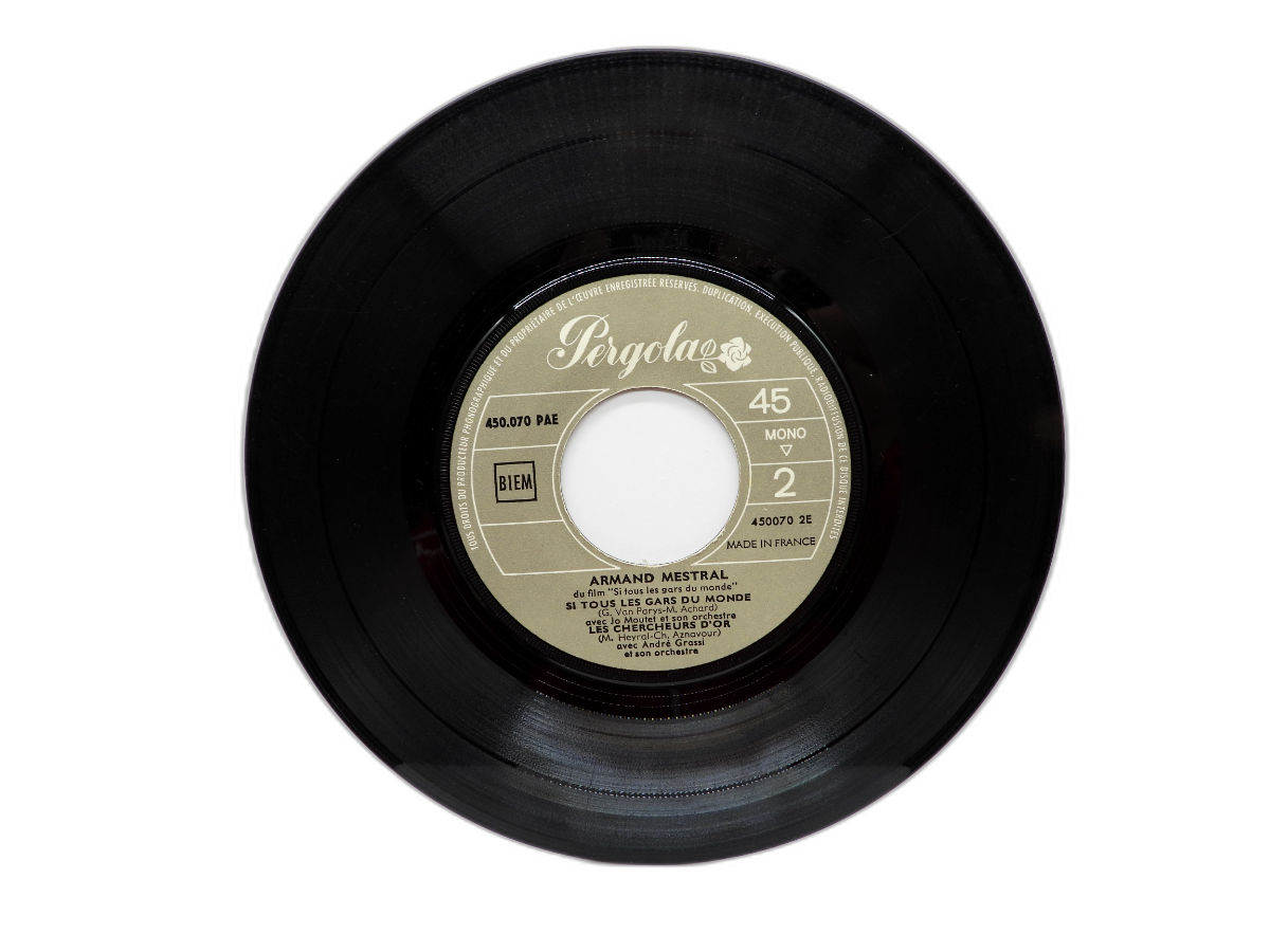 Armand Mestral Plaine Ma Plaine / Seize Tonnes 7" Vinyl Single Pergola